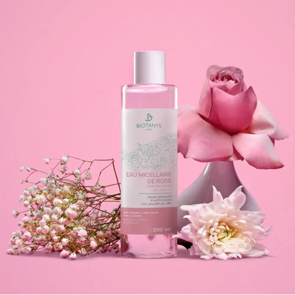 Eau micellaire de rose